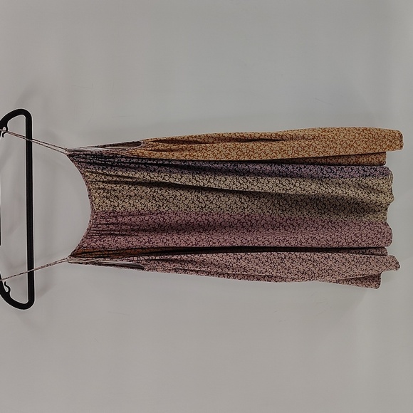 Storia Mini Dress Size Medium Spaghetti Straps Multicolor Floral Flowy Sundress - Picture 7 of 7